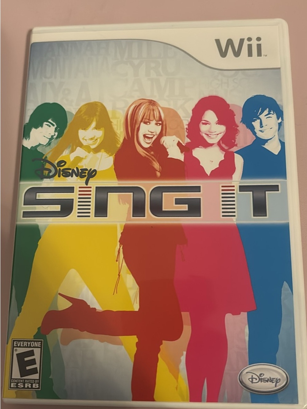Disney Sing It Wii Game - Yellow, Red, Pink, Blue, Green